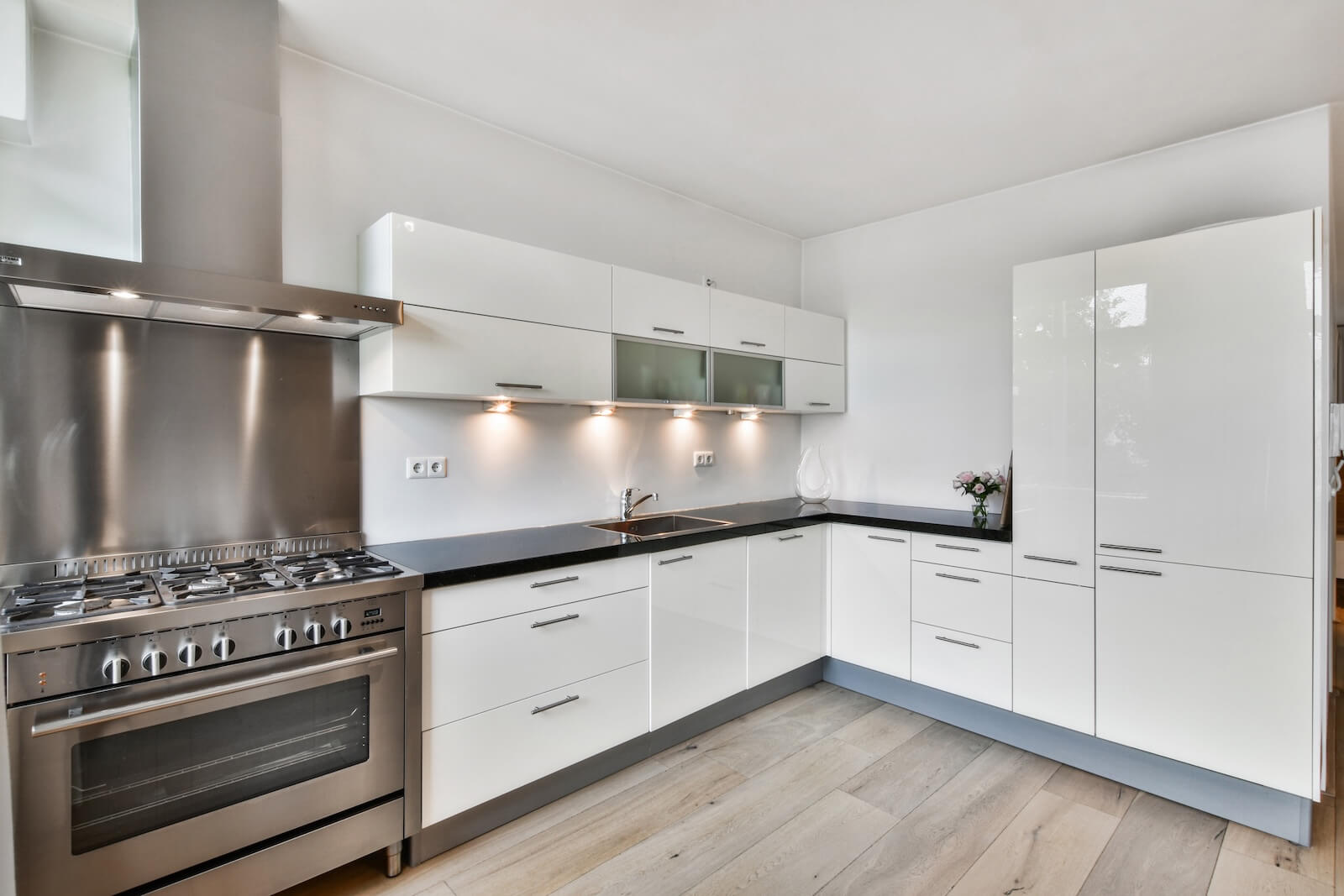 Belfast sink install & kitchen re-plumb